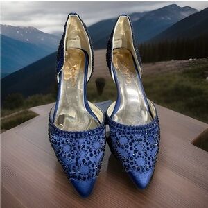 New!!! Pointed Toe Kitten Heels D'orsay Pumps 6.5 / 7.0